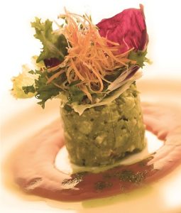 avocado & seafood tian